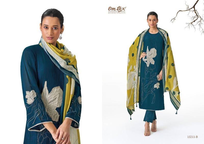 Omtex mireya silk Kolkata dress material wholesale market
